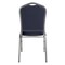 National Public Seating Deluxe Fabric Upholstered Stack Chair, Midnight Blue 9354-SV - alternate 4
